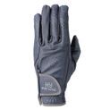 Hy Sport Active Young Rider Riding Gloves - Navy/Pencil Point Grey additional 2