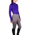 Hy Sport Active Young Rider Riding Tights - Pencil Point Grey additional 14