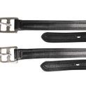ProPresicce Super Soft Stirrup Leathers by Hy Equestrian - Black additional 2