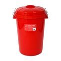 Red Gorilla Bin With Clip Lid - Red additional 1
