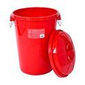 Red Gorilla Bin With Clip Lid - Red additional 2