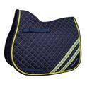Reflector Saddle Pad by Hy Equestrian - Yellow/Silver additional 1