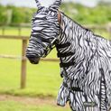 StormX Original Zebra Print Fly Rug - Black/White additional 2