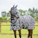 StormX Original Zebra Print Fly Rug - Black/White additional 3