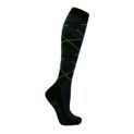 Hy Equestrian Christmas Argyle Socks (Pack of 3) - Slate/Red/Blue/Thyme additional 2