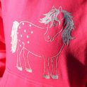 British Country Collection Twinkle Pony Glitter Hoodie - Fuchsia additional 3