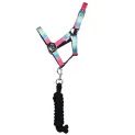 Dazzling Diamond Head Collar &amp; Lead Rope Set by Little Rider - Navy additional 1