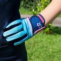 Dazzling Diamond Riding Gloves by Little Rider - Teal/Pink additional 9