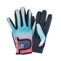 Dazzling Diamond Riding Gloves by Little Rider - Teal/Pink additional 1