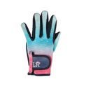 Dazzling Diamond Riding Gloves by Little Rider - Teal/Pink additional 4