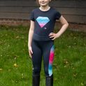 Dazzling Diamond T-Shirt by Little Rider - Navy additional 6