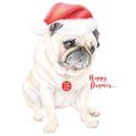 Deckled Edge Christmas Card - Rosa additional 1