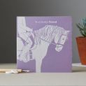 Deckled Edge Colour Block Pony Card additional 3