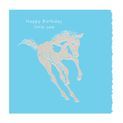 Deckled Edge Colour Block Pony Card additional 1