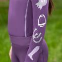 Giddy Up Gymkhana Base Layer by Little Rider - Purple/Lilac additional 14