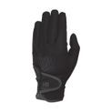 Hy Equestrian Children's Cottenham Elite Riding Gloves - Black additional 1