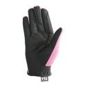 Hy Equestrian Children's Every Day Two Tone Riding Gloves - Black/Pink additional 3