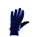 Hy Equestrian Children's Fleece Riding Gloves - Navy/Brilliant Blue additional 4