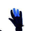 Hy Equestrian Children's Fleece Riding Gloves - Navy/Brilliant Blue additional 3