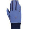 Hy Equestrian Children's Winter Two Tone Riding Gloves - Navy/Blue additional 1