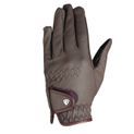 Hy Equestrian Cottenham Elite Riding Gloves - Brown additional 1