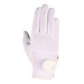 Hy Equestrian Every Day Riding Gloves - White additional 1