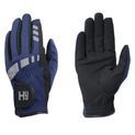 Hy Equestrian Extreme Reflective Children's Softshell Gloves - Navy additional 2