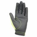Hy Equestrian Extreme Reflective Children's Softshell Gloves - Reflective Yellow additional 4