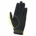 Hy Equestrian Extreme Reflective Children's Softshell Gloves - Reflective Yellow additional 6