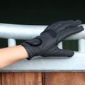 Hy Equestrian Lightweight Riding Gloves - Black additional 4