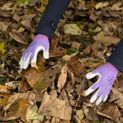 Hy Equestrian Multipurpose Stable Glove - Purple additional 3