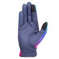 Hy Equestrian Ombre Riding Gloves - Navy/Vibrant additional 4