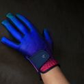 Hy Equestrian Ombre Riding Gloves - Navy/Vibrant additional 3