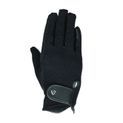 Hy Equestrian Pro Competition Grip Gloves - Black additional 1