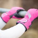 Hy Equestrian Reflective Waterproof Multipurpose Gloves - Hot Pink/Grey additional 2