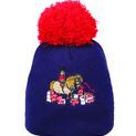 Hy Equestrian Thelwell Collection Practice Makes Perfect Bobble Hat - Navy/Red additional 1