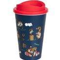 Hy Equestrian Thelwell Collection Practice Makes Perfect Take Away Cup - Navy/Red additional 1