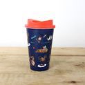 Hy Equestrian Thelwell Collection Practice Makes Perfect Take Away Cup - Navy/Red additional 2
