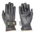 Hy Equestrian Thinsulate™ Leather Winter Riding Gloves - Black/Tan Stitch additional 4