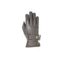 Hy Equestrian Thinsulate™ Leather Winter Riding Gloves - Dark Brown/Tan Stitch additional 1