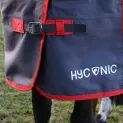 HyCONIC 0g Turnout Rug - Charcoal/Red additional 2