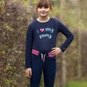 I Love My Pony Collection Long Sleeve T-Shirt by Little Rider - Navy additional 19