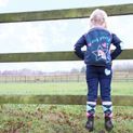 I Love My Pony Collection Long Sleeve T-Shirt by Little Rider - Navy additional 9