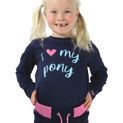I Love My Pony Collection Long Sleeve T-Shirt by Little Rider - Navy additional 1