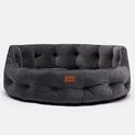 Joules Chesterfield Pet Bed - Grey additional 4