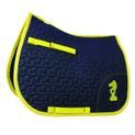 Lancelot Saddle Pad by Little Knight - Navy/Yellow additional 1