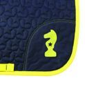 Lancelot Saddle Pad by Little Knight - Navy/Yellow additional 3