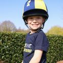 Lancelot Saddle Pad by Little Knight - Navy/Yellow additional 4