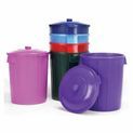 Lincoln Dustbin &amp; Lid - Red additional 6