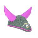 Merry Go Round Fly Veil by Little Rider - Grey/Pink additional 1